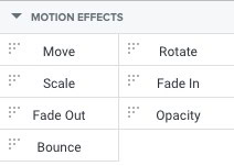 Blippbuilder Motion Effects