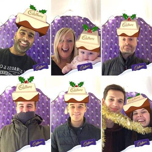 3 ways Augmented Reality can add magic to Christmas Marketing Cadbury 3 Copy