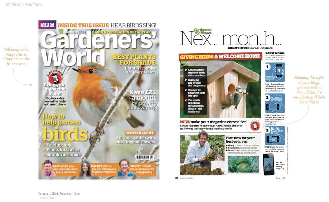 magazine CTA example